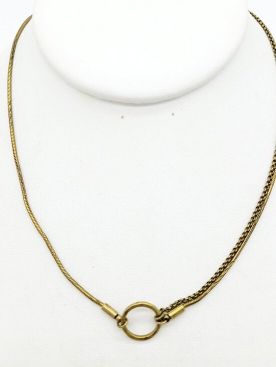 Silpada Jewelry - Silpada K & R Brass Basic Concept Necklace 16"-18" Everyday Wear